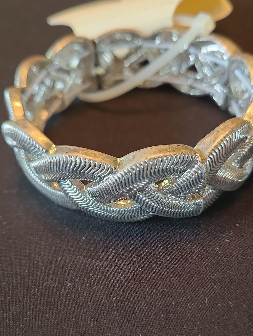 Sonoma Silver-Tone Braided Link Bracelet-NWT